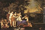 Venus Attended by Nymphs and Cupids by Francesco Albani